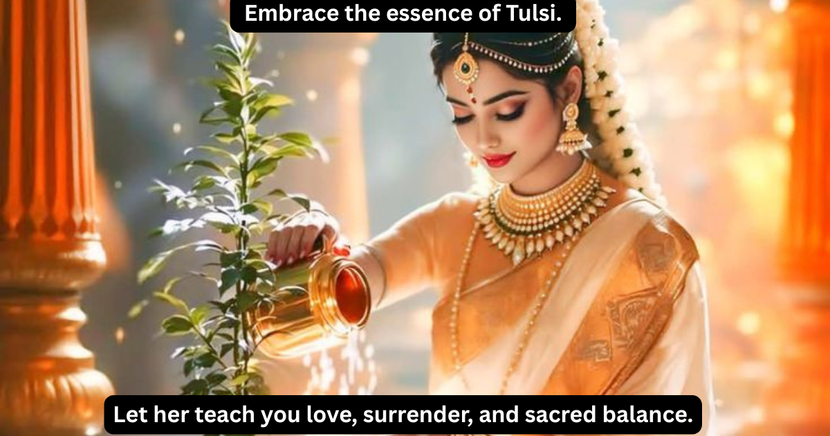 Thumbnail for the divine legend - story regarding tulsi pooja and its spiritual power