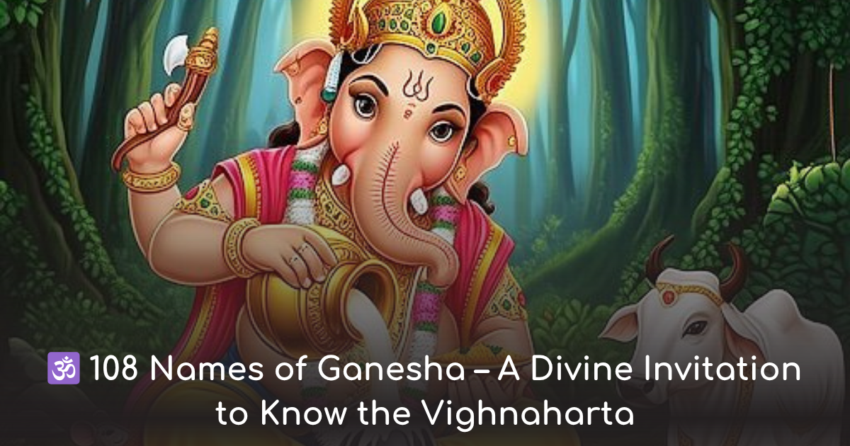 108 names of ganesha – ultimate divine power part 2